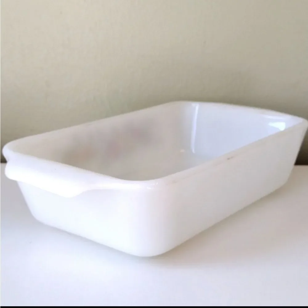 Anchor Hocking Vntg Fire King Le Bon Potager‎ Baking Loaf Pan
